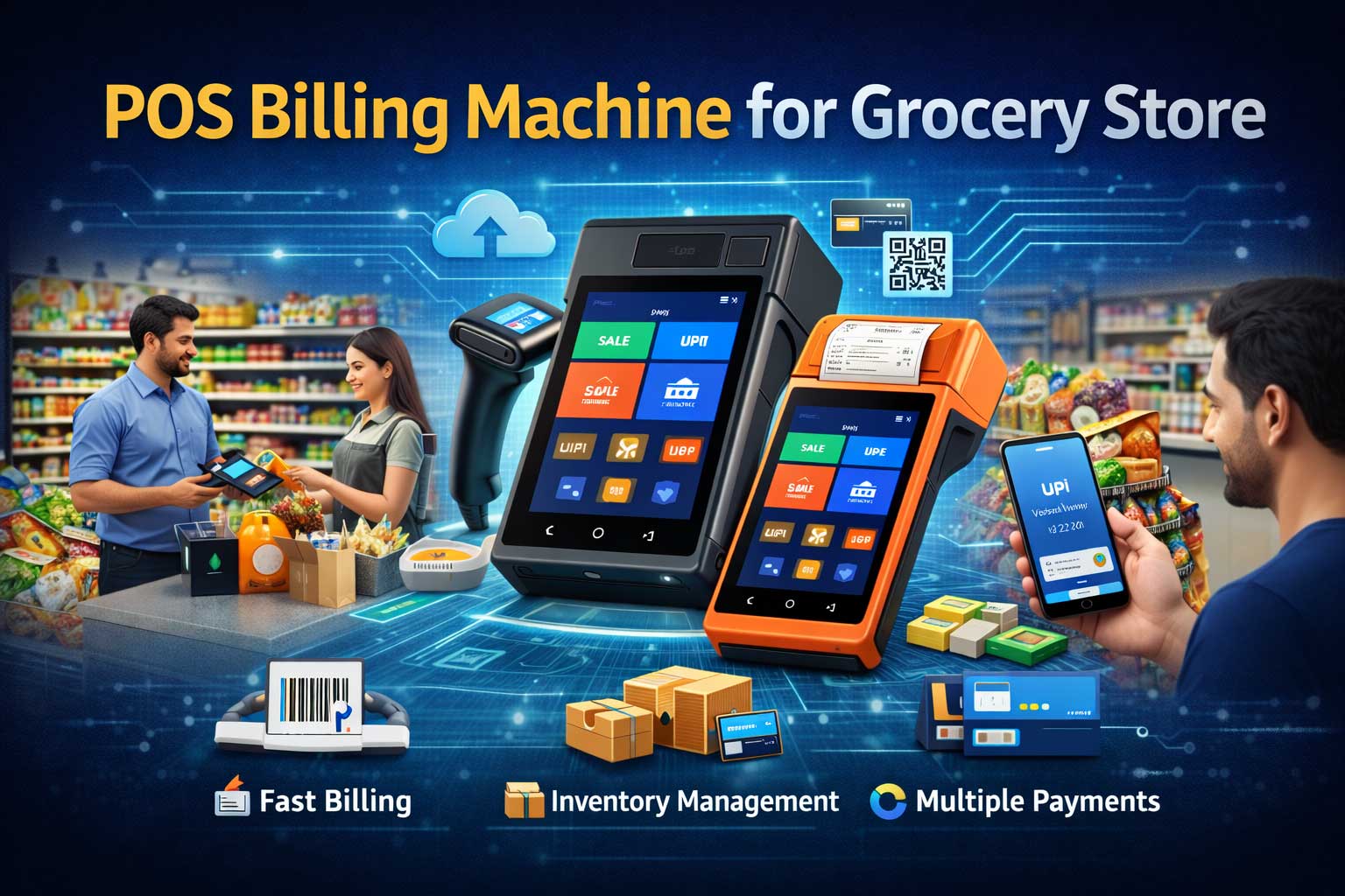 POS Machine for Grocery Store