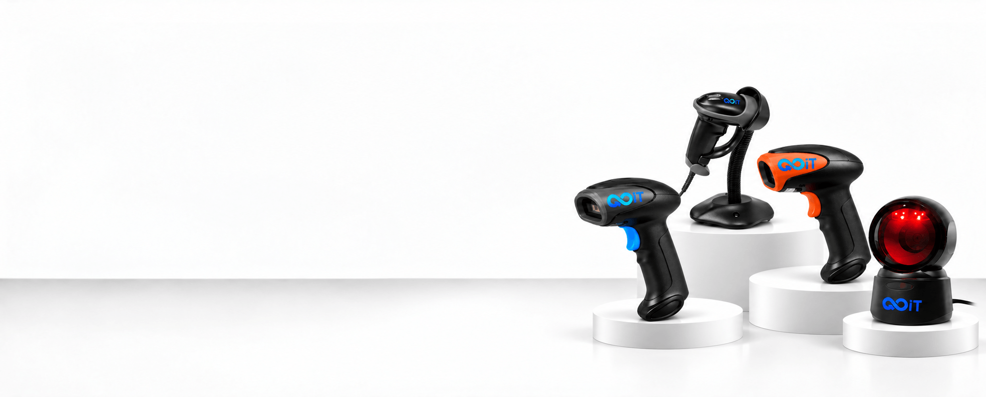 Qbit POS terminal, barcode scanner, cash drawer and receipt printer