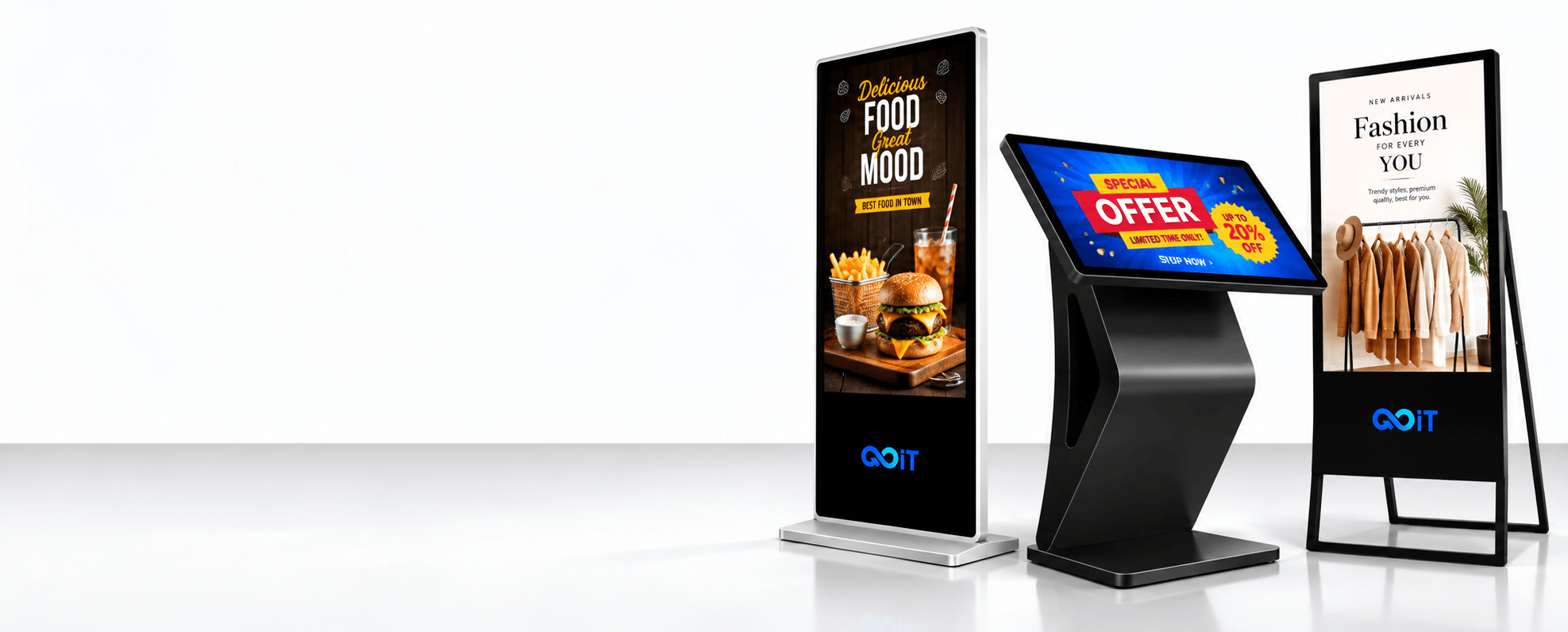 Qbit POS terminal, barcode scanner, cash drawer and receipt printer